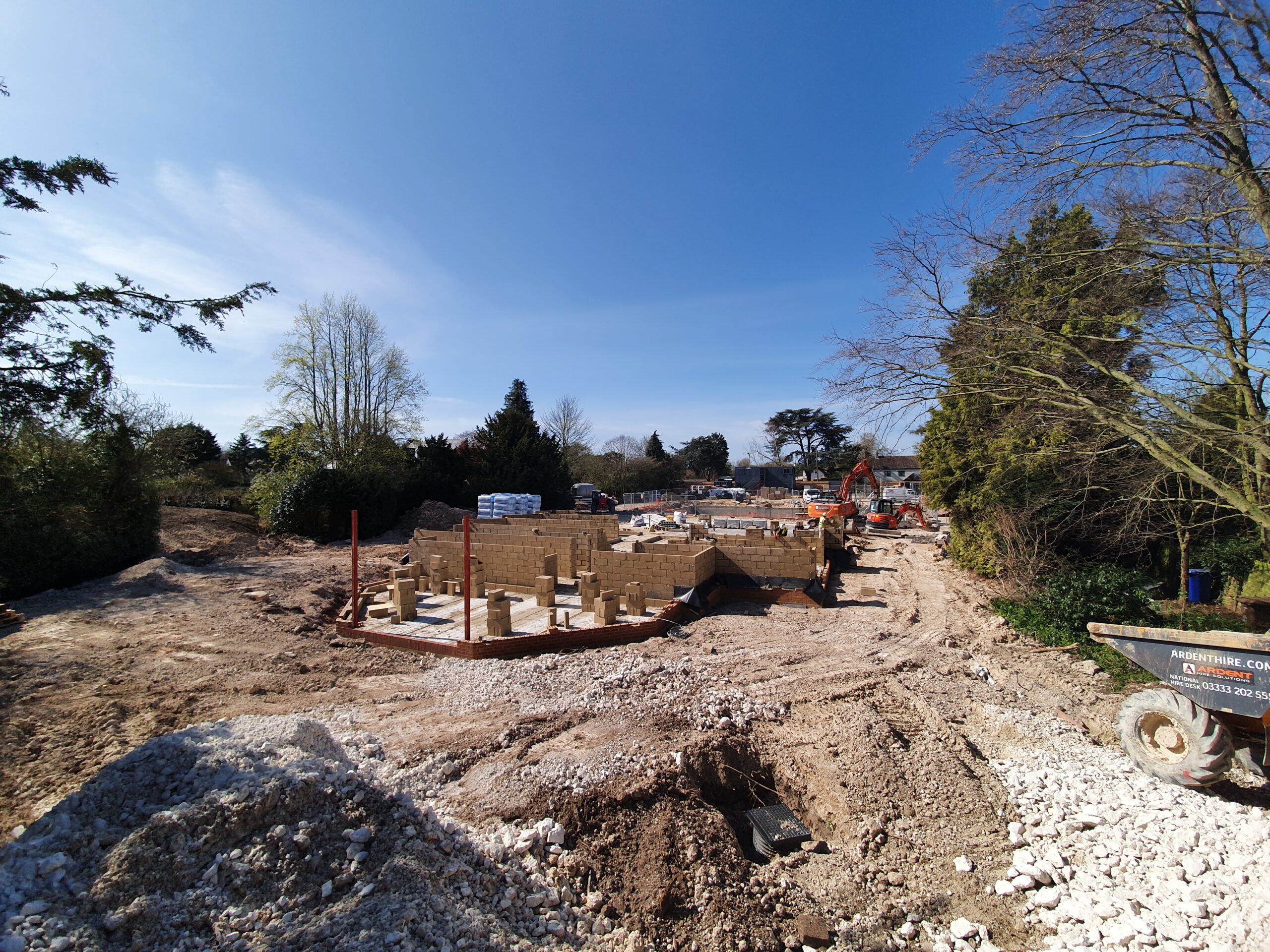 Newmarket: Basement Block work